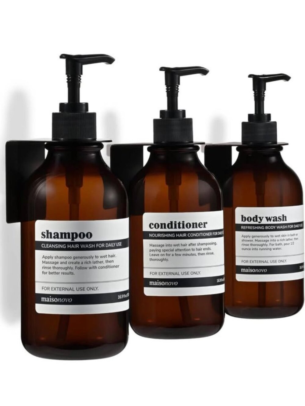 maisonovo Shower Dispenser Set